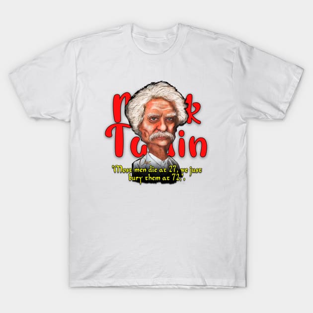 Mark Twain T-Shirt by Henry Drae